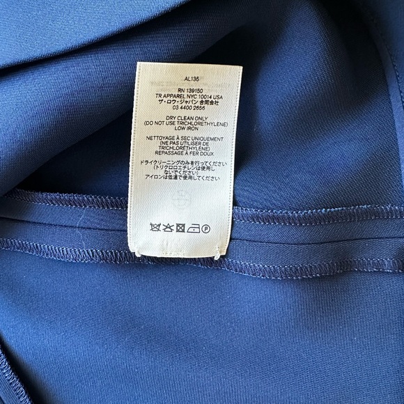 The Row NWT Uma silk/satin Dress in French Blue size 2 - Picture 8 of 8
